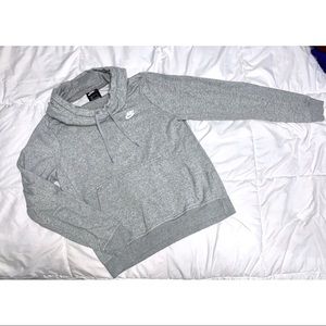 Nike funnel-neck fleece pullover hoodie